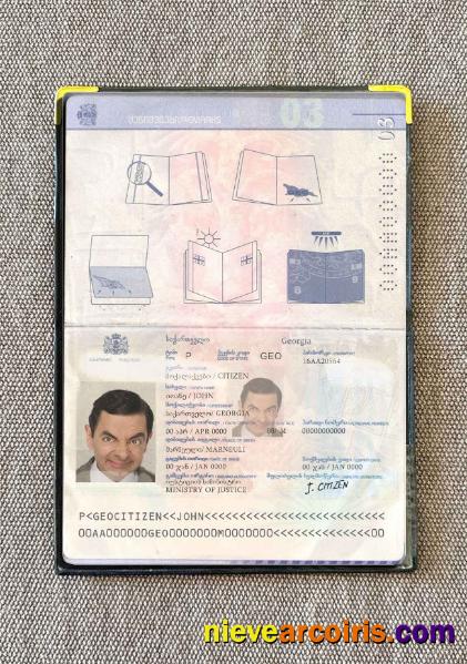 Georgia passport photolook